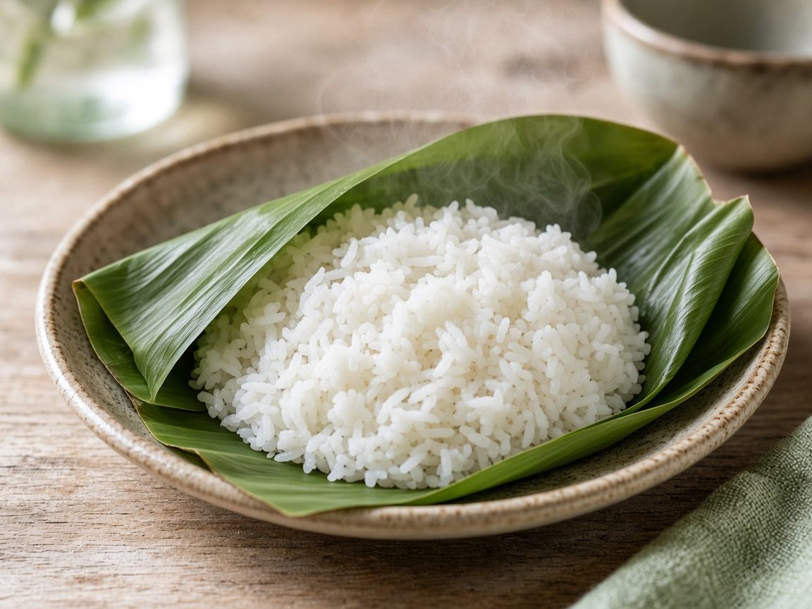 Nasi Timbel — siap saji