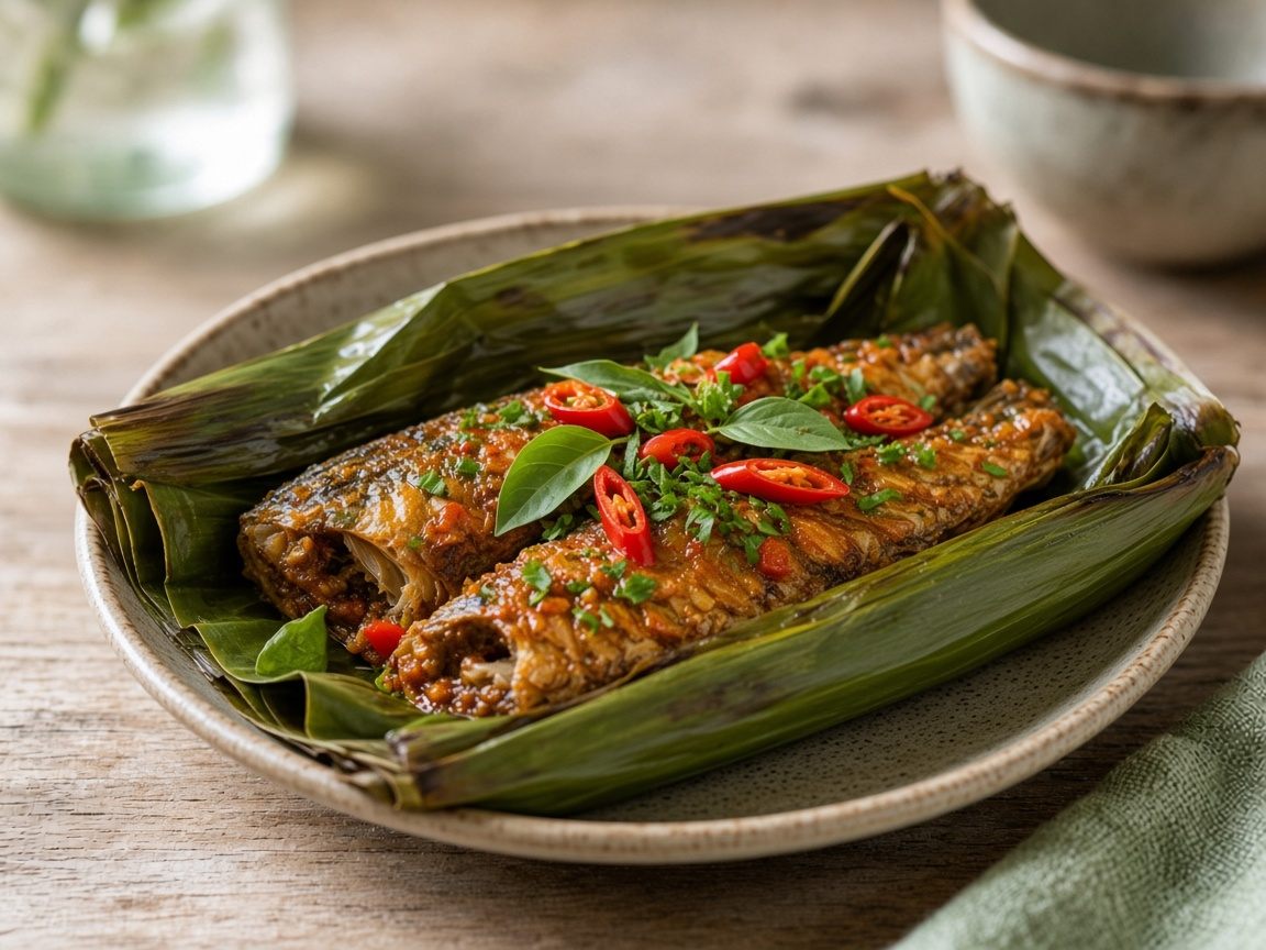 Pepes Ikan — siap saji