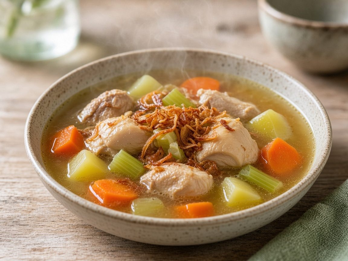 Sop Ayam — siap saji