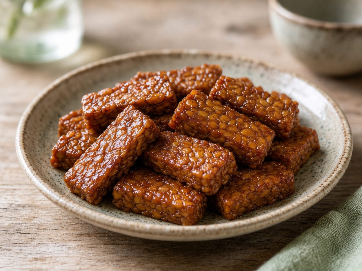 Tempe Bacem — plated and ready to serve